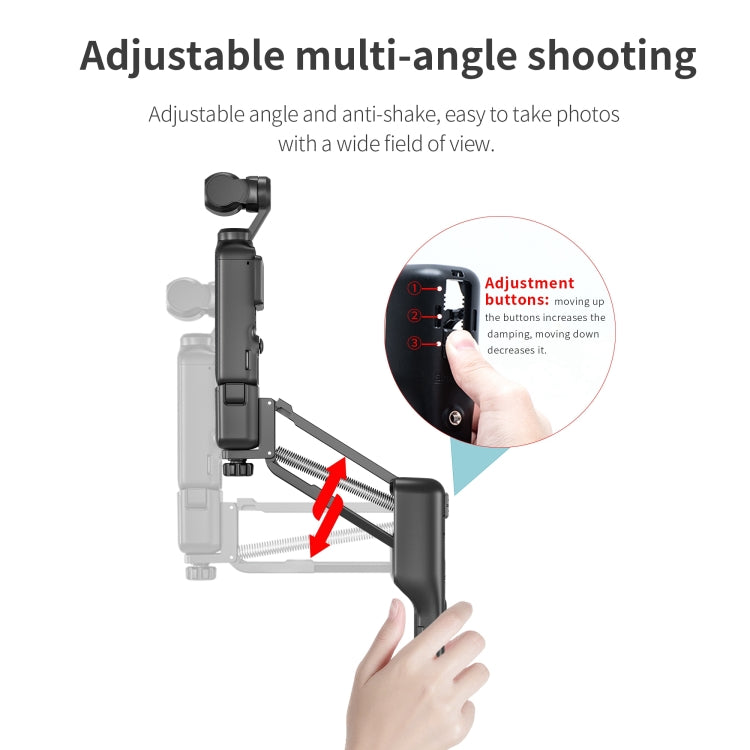 For DJI OSMO Pocket 2 STARTRC Shock Absorbing Step Reducer Carrying Case Storage Bag Box (Black) - Case & Bags by STARTRC | Online Shopping South Africa | PMC TechLife | Buy Now Pay Later Mobicred