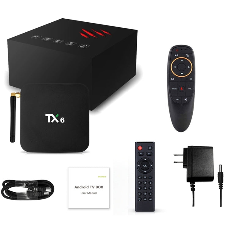 TX6 HD TV Box Media Player, Android 7.1 / 9.0 System, Allwinner H6, up to 1.5GHz, Quad-core ARM Cortex-A53, 2GB + 16GB, Support Bluetooth, WiFi, RJ45, US Plug - Allwinner H6 by PMC Jewellery | Online Shopping South Africa | PMC Jewellery | Buy Now Pay Later Mobicred