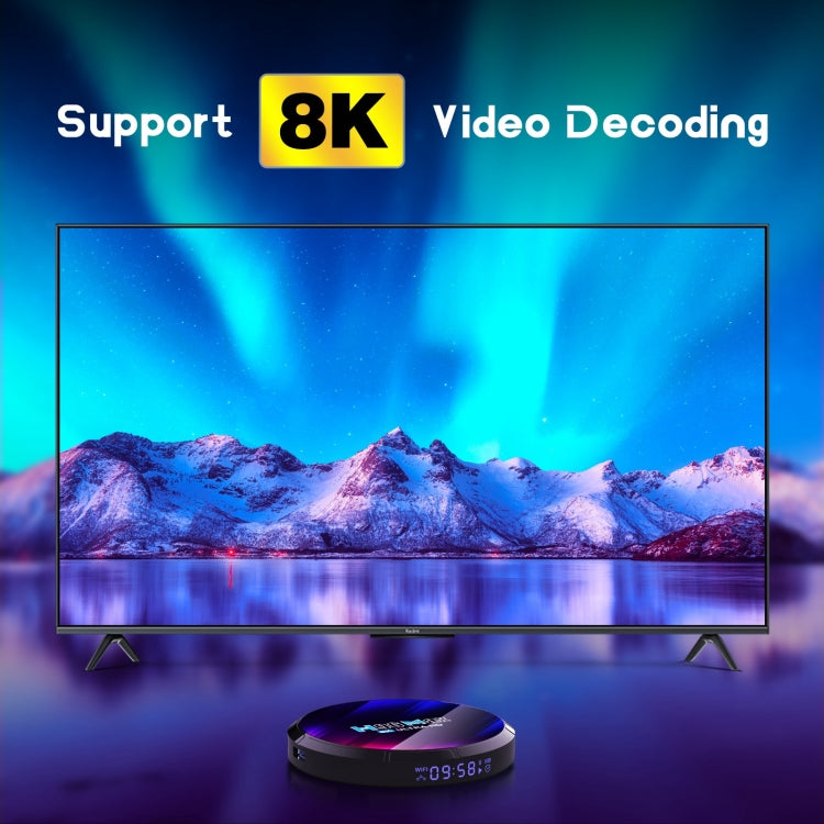 H96 Max 8K Ultra HD Smart TV Box Android 13.0 Media Player with Remote Control, RK3528 Quad-Core, 4GB+64GB(UK Plug) - RK3318 by PMC Jewellery | Online Shopping South Africa | PMC Jewellery