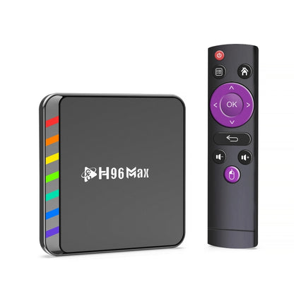 H96 Max W2 4K Ultra HD Android 11.0 Smart TV Box with Remote Control, Amlogic S905W2 Quad-Core, 4GB+32GB(UK Plug) - Amlogic S905 by PMC Jewellery | Online Shopping South Africa | PMC Jewellery | Buy Now Pay Later Mobicred