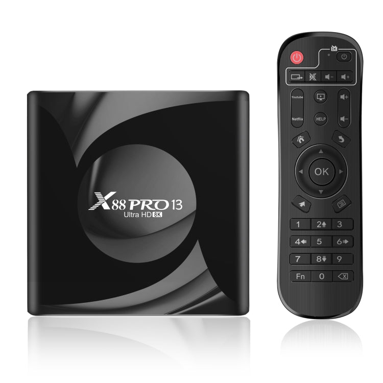 X88 Pro 13 Android 13.0 Smart TV Box with Remote Control, RK3528 Quad-Core, 4G+32GB(US Plug) - Others by PMC TechLife | Online Shopping South Africa | PMC TechLife | Buy Now Pay Later Mobicred