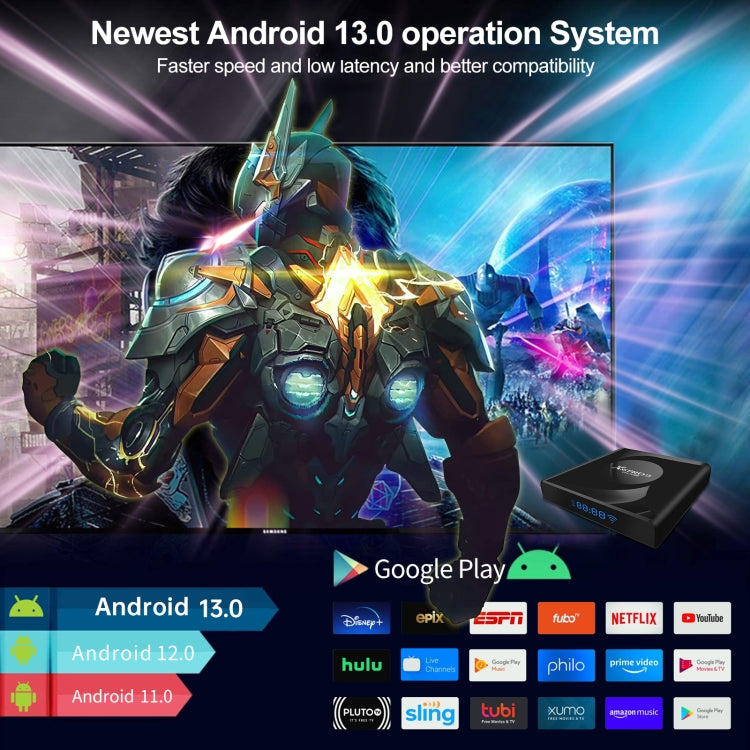 X88 Pro 13 Android 13.0 Smart TV Box with Remote Control, RK3528 Quad-Core, 4G+32GB(US Plug) - Others by PMC TechLife | Online Shopping South Africa | PMC TechLife | Buy Now Pay Later Mobicred