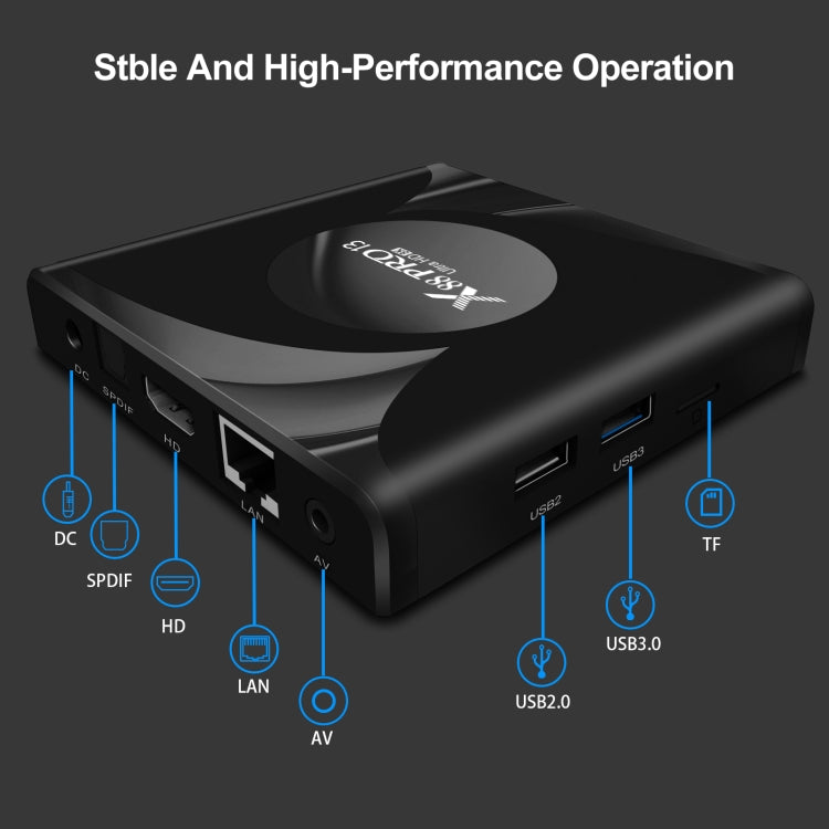 X88 Pro 13 Android 13.0 Smart TV Box with Remote Control, RK3528 Quad-Core, 4G+32GB(US Plug) - Others by PMC TechLife | Online Shopping South Africa | PMC TechLife | Buy Now Pay Later Mobicred
