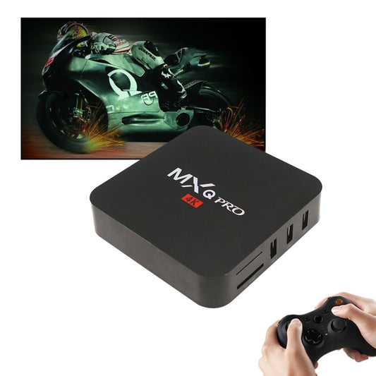 MXQ PROi 1080P 4K HD Smart TV BOX with Remote Controller, Android 7.1 S905W Quad Core Cortex-A53 Up to 2GHz, RAM: 2GB, ROM: 16GB, Support WiFi, AU Plug - Amlogic S905 by PMC Jewellery | Online Shopping South Africa | PMC Jewellery | Buy Now Pay Later Mobicred