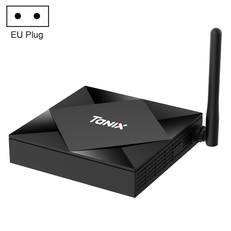 TANIX TX6s 4K Smart TV BOX Android 10 Media Player with Remote Control, Quad Core Allwinner H616, RAM: 4GB, ROM: 64GB, 2.4GHz/5GHz WiFi, Bluetooth, EU Plug - Allwinner H6 by PMC Jewellery | Online Shopping South Africa | PMC Jewellery | Buy Now Pay Later Mobicred