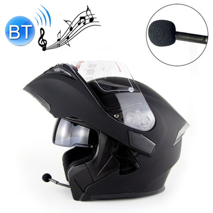 Soman 955 Skyeye Motorcycle Full / Open Face Bluetooth Helmet Headset Full Face, Supports Answer / Hang Up Calls(Matte Black) - Helmets by SOMAN | Online Shopping South Africa | PMC Jewellery | Buy Now Pay Later Mobicred