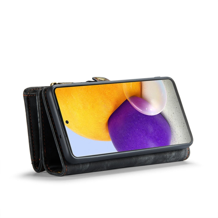 For Samsung Galaxy A70 CaseMe-008 Detachable Multifunctional Flip Leather Phone Case(Black) - Galaxy Phone Cases by CaseMe | Online Shopping South Africa | PMC Jewellery | Buy Now Pay Later Mobicred