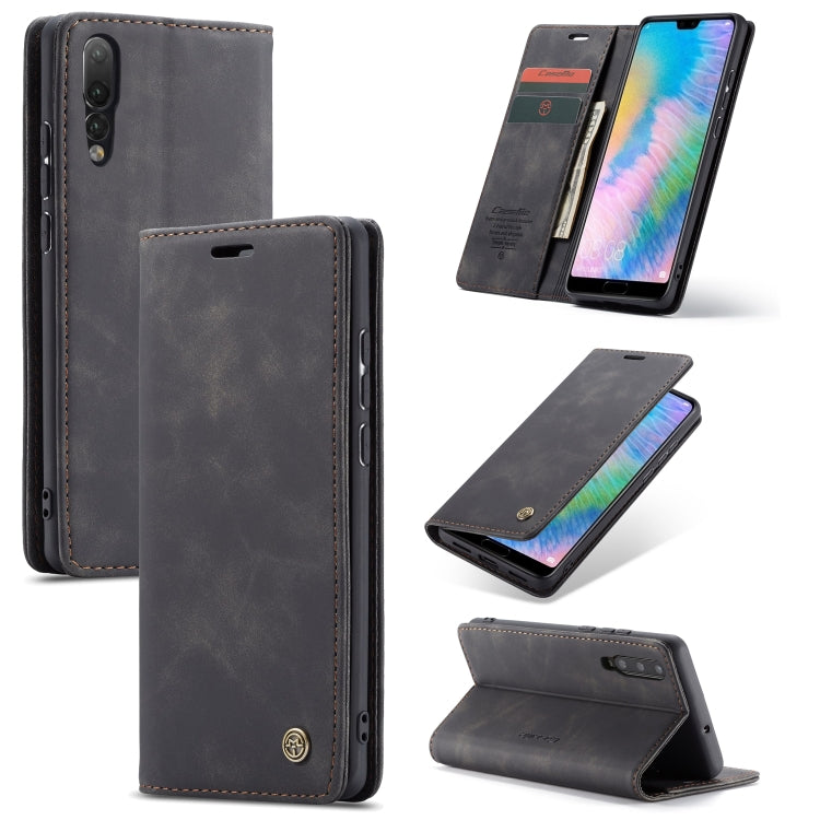 CaseMe-013 Detachable Multifunctional Horizontal Flip Leather Case with Card Slot & Holder for Huawei P20 Pro(Black) - Huawei Cases by CaseMe | Online Shopping South Africa | PMC Jewellery | Buy Now Pay Later Mobicred