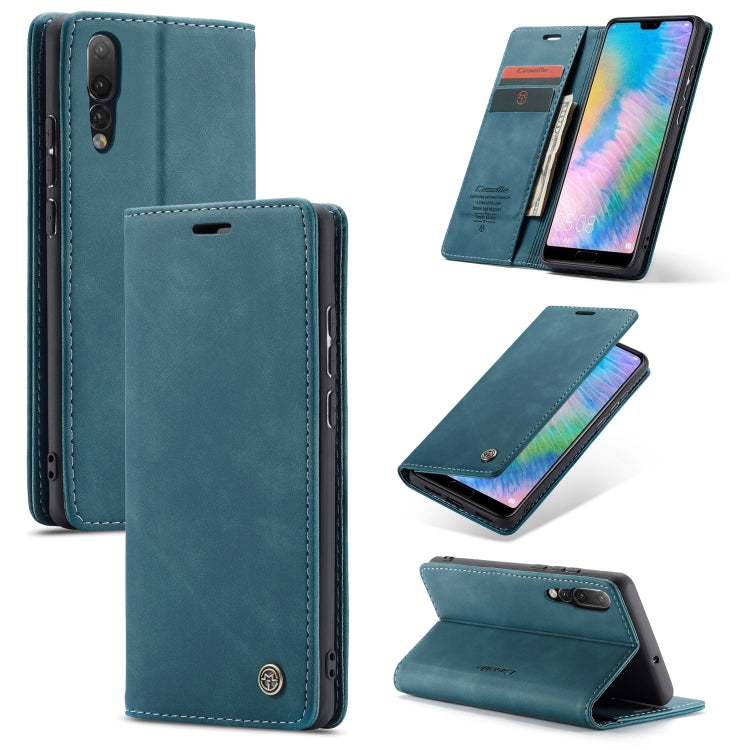 CaseMe-013 Detachable Multifunctional Horizontal Flip Leather Case with Card Slot & Holder for Huawei P20 Pro(Blue) - Huawei Cases by CaseMe | Online Shopping South Africa | PMC Jewellery | Buy Now Pay Later Mobicred