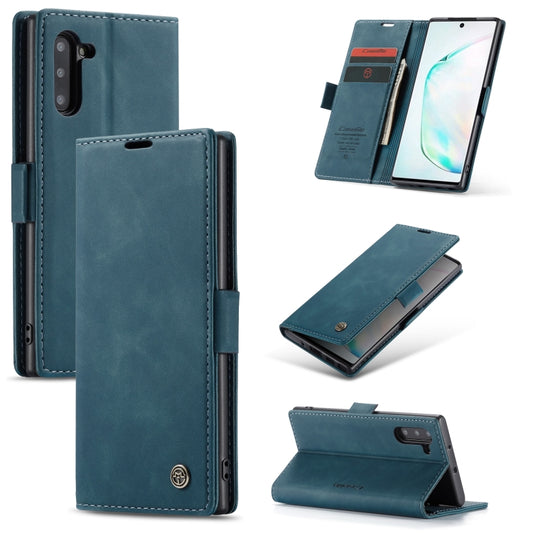 CaseMe-013 Multifunctional Horizontal Flip Leather Case with Card Slot & Holder for Galaxy Note 10(Blue) - Galaxy Phone Cases by CaseMe | Online Shopping South Africa | PMC Jewellery | Buy Now Pay Later Mobicred