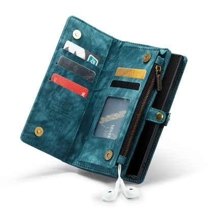 For Samsung Galaxy Note10 CaseMe-008 Detachable Multifunctional Flip Leather Phone Case(Blue) - Galaxy Phone Cases by CaseMe | Online Shopping South Africa | PMC Jewellery | Buy Now Pay Later Mobicred