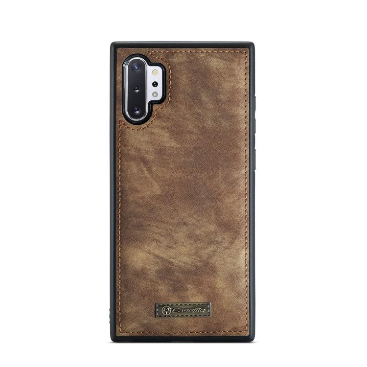 For Samsung Galaxy Note10+ CaseMe-008 Detachable Multifunctional Flip Leather Phone Case(Brown) - Galaxy Phone Cases by CaseMe | Online Shopping South Africa | PMC Jewellery | Buy Now Pay Later Mobicred