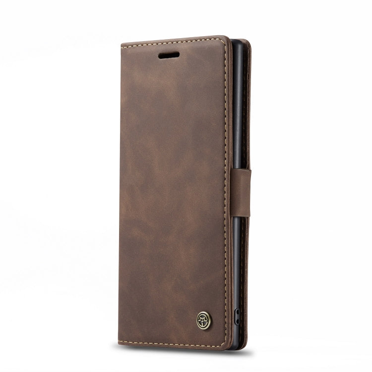 CaseMe-013 Multifunctional Horizontal Flip Leather Case with Card Slot & Holder & Wallet for Galaxy Note 10+(Coffee) - Galaxy Phone Cases by CaseMe | Online Shopping South Africa | PMC Jewellery | Buy Now Pay Later Mobicred