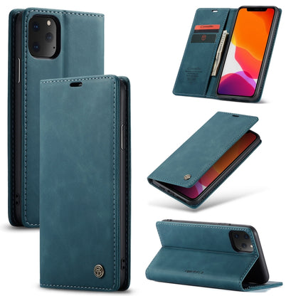 CaseMe-013 Multifunctional Horizontal Flip Leather Case with Card Slot & Holder & Wallet for iPhone 11 Pro(Blue) - iPhone 11 Pro Cases by CaseMe | Online Shopping South Africa | PMC Jewellery | Buy Now Pay Later Mobicred