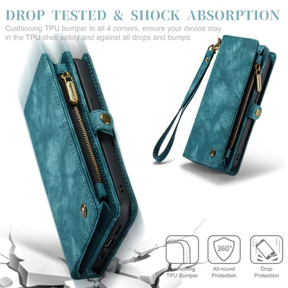 For iPhone 11 Pro Max CaseMe-008 Detachable Multifunctional Horizontal Flip Leather Case with Card Slot & Holder & Zipper Wallet & Photo Frame (Blue) - iPhone 11 Pro Max Cases by CaseMe | Online Shopping South Africa | PMC Jewellery | Buy Now Pay Later Mobicred