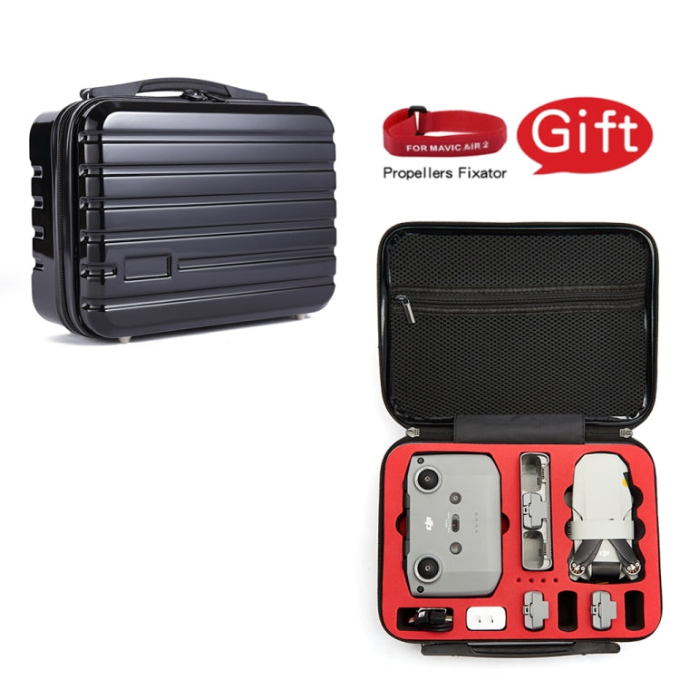 ls-S004 Portable Waterproof Drone Handbag Storage Bag for DJI Mavic Mini 2(Black + Red Liner) - Carry Cases & Bags by PMC TechLife | Online Shopping South Africa | PMC TechLife | Buy Now Pay Later Mobicred