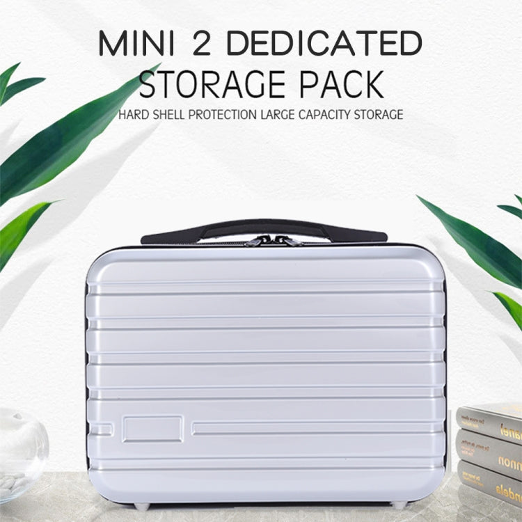 ls-S004 Portable Waterproof Drone Handbag Storage Bag for DJI Mavic Mini 2(Silver + Black Liner) - free shipping - PMC TechLife - Order now!