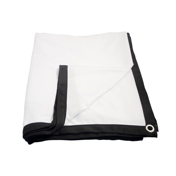 Folding Milk Silk Polyester Projector Film Curtain, Size:84 inch (16:9) Projection Area: 186 x 105cm - Film Curtains by PMC TechLife | Online Shopping South Africa | PMC TechLife | Buy Now Pay Later Mobicred