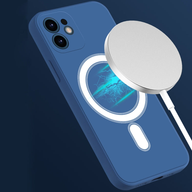 For iPhone 11 Pro Silicone Full Coverage Shockproof Magsafe Case (Pink) - iPhone 11 Pro Cases by PMC TechLife | Online Shopping South Africa | PMC TechLife