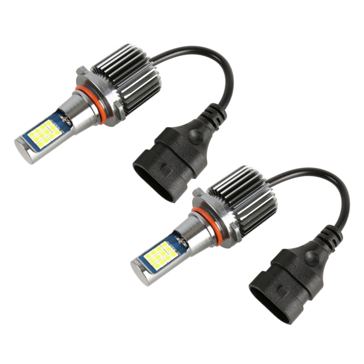 9005 2 PCS DC12-24V / 10.5W Car Fog Lights with 24LEDs SMD-3030 & Constant Current, Box Packaging(Lime Light) - Fog / Driving Lights by PMC TechLife | Online Shopping South Africa | PMC TechLife | Buy Now Pay Later Mobicred