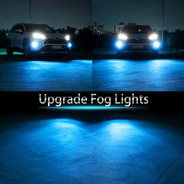 H11 / H8 2 PCS DC12-24V / 8.6W Car Double Colors Fog Lights with 24LEDs SMD-3030 & Constant Current, Bag Packaging(White Light + Ice Blue Light) - Fog / Driving Lights by PMC Jewellery | Online Shopping South Africa | PMC Jewellery | Buy Now Pay Later Mobicred