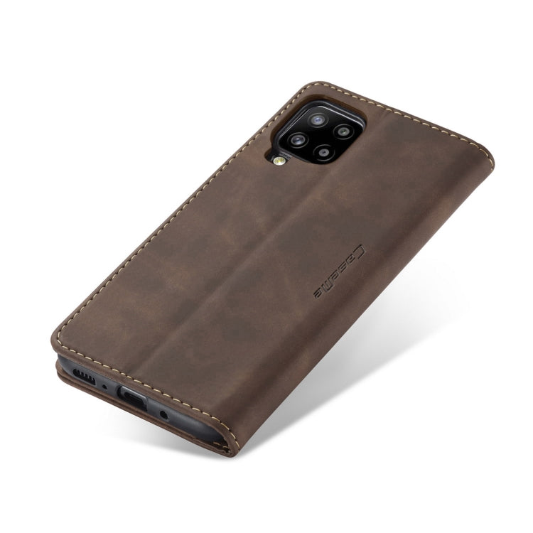 For Samsung Galaxy A42 5G CaseMe-013 Multifunctional Retro Frosted Horizontal Flip Leather Case with Card Slot & Holder & Wallet(Coffee) - Galaxy Phone Cases by CaseMe | Online Shopping South Africa | PMC Jewellery | Buy Now Pay Later Mobicred