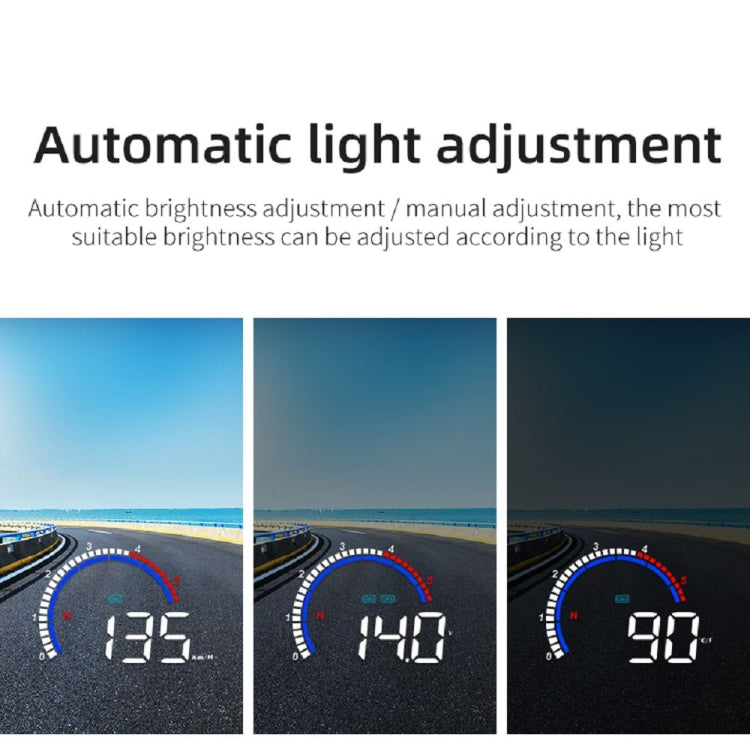 M13 Plus OBD2 + GPS Mode Car Head-up Display HUD Overspeed / Speed / Water Temperature Alarm / Eliminate Fault Codes - Head Up Display System by PMC Jewellery | Online Shopping South Africa | PMC Jewellery | Buy Now Pay Later Mobicred