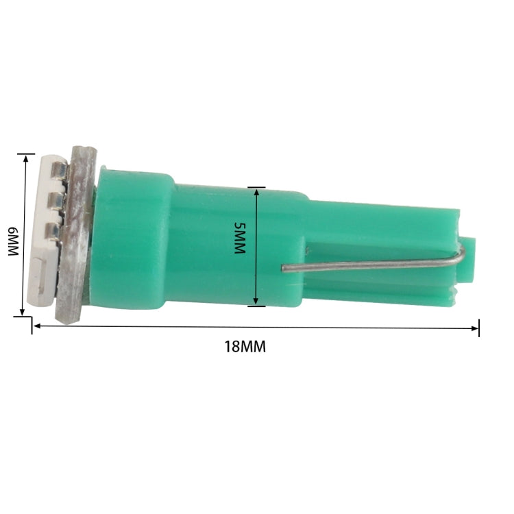 30 PCS T5 1LED SMD-5050 Car Modification LED Indicator Light Green Light - Clearance Lights by PMC TechLife | Online Shopping South Africa | PMC TechLife | Buy Now Pay Later Mobicred