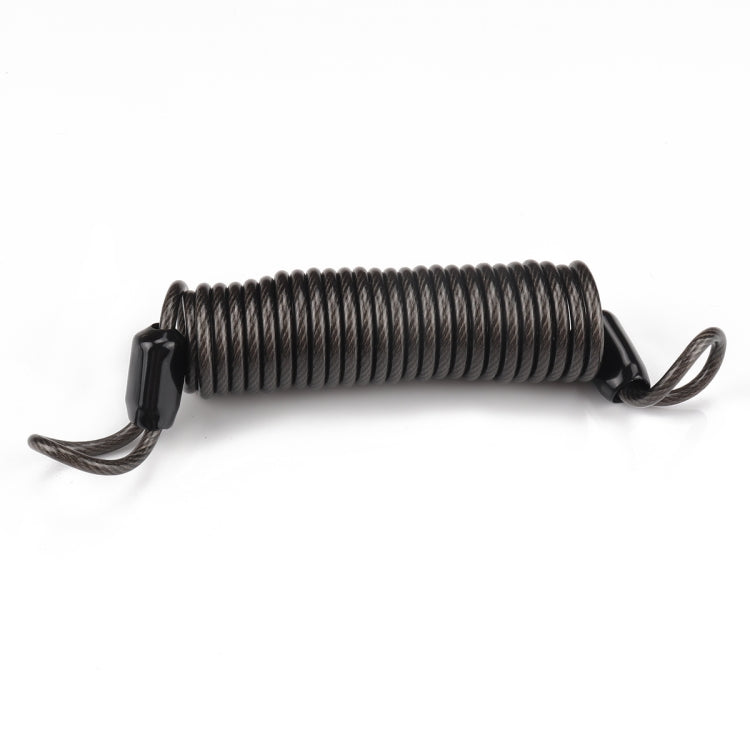 RV Trailer Spring Safety Rope Breakaway Cable, Safety Buckle Size:M8 x 80mm(Dark Grey) - Towing Bars by PMC TechLife | Online Shopping South Africa | PMC TechLife | Buy Now Pay Later Mobicred