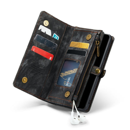 For Samsung Galaxy S21 5G CaseMe-008 Detachable Multifunctional Flip Leather Phone Case(Black) - Galaxy S21 5G Cases by CaseMe | Online Shopping South Africa | PMC Jewellery | Buy Now Pay Later Mobicred