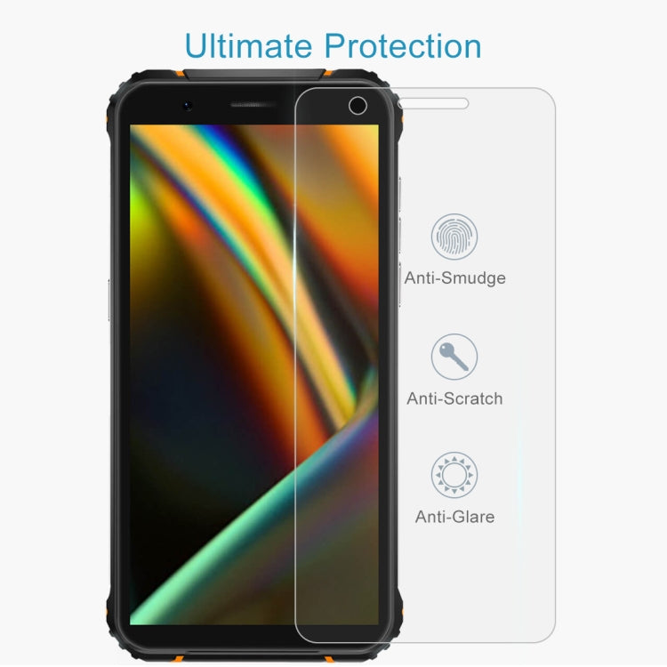 For Blackview BV5100 50 PCS 0.26mm 9H 2.5D Tempered Glass Film - Others by PMC TechLife | Online Shopping South Africa | PMC TechLife