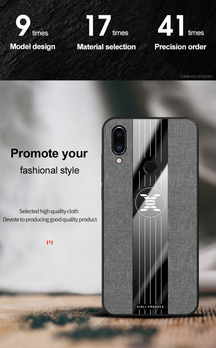 For Meizu Note 9 XINLI Stitching Cloth Texture Shockproof TPU Protective Case(Red) - More Brand by XINLI | Online Shopping South Africa | PMC Jewellery | Buy Now Pay Later Mobicred