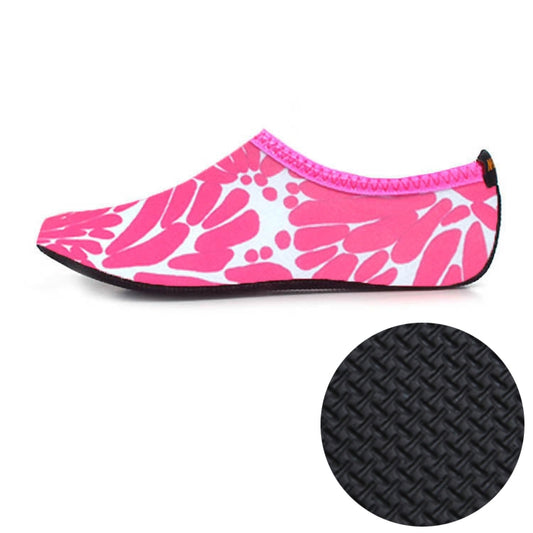 3mm Non-slip Rubber Embossing Texture Sole Figured Diving Shoes and Socks, One Pair(Pink) - Swimming Fins & Diving Shoes by PMC Jewellery | Online Shopping South Africa | PMC Jewellery | Buy Now Pay Later Mobicred