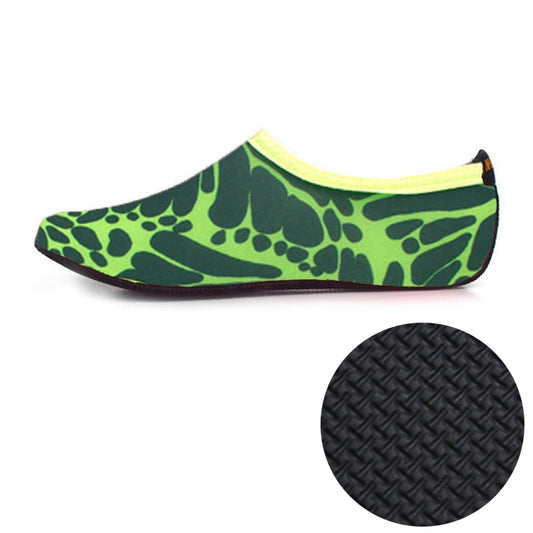 3mm Non-slip Rubber Embossing Texture Sole Figured Diving Shoes and Socks, One Pair, Size:XXXL (Green) - Swimming Fins & Diving Shoes by PMC Jewellery | Online Shopping South Africa | PMC Jewellery | Buy Now Pay Later Mobicred