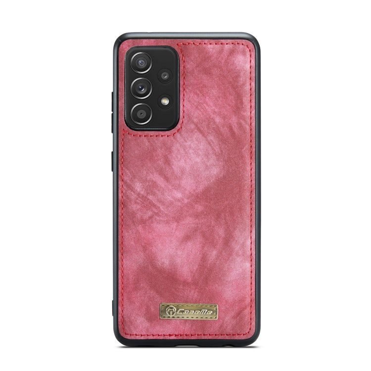 For Samsung Galaxy A72 5G / 4G CaseMe-008 Detachable Multifunctional Flip Leather Phone Case(Red) - Galaxy Phone Cases by CaseMe | Online Shopping South Africa | PMC Jewellery | Buy Now Pay Later Mobicred