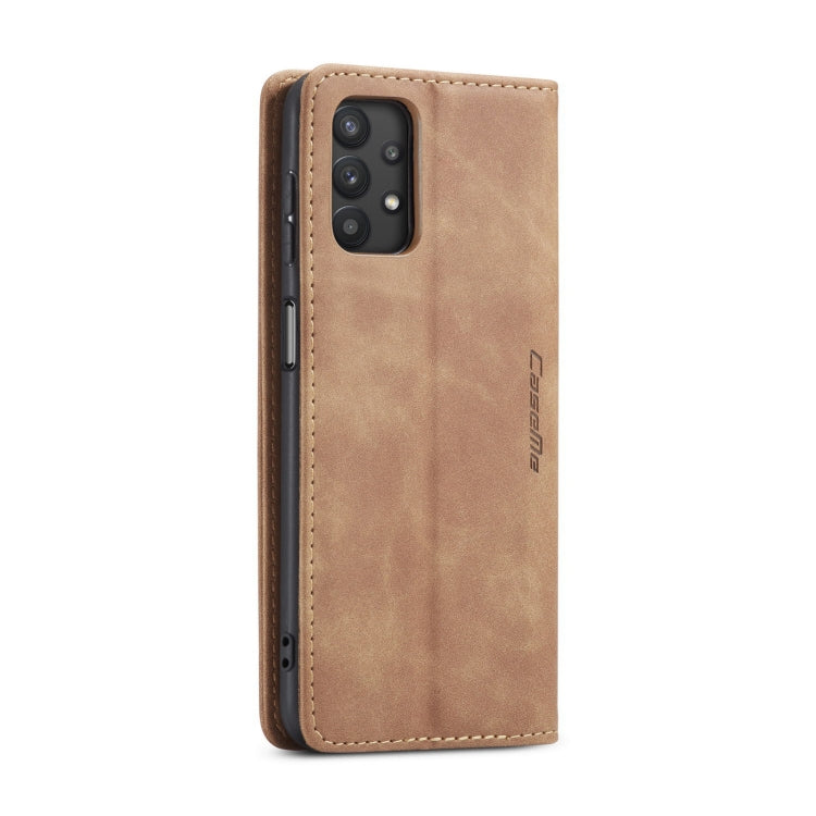 For Samsung Galaxy A32 5G CaseMe 013 Multifunctional Horizontal Flip Leather Case with Holder & Card Slot & Wallet(Brown) - Galaxy Phone Cases by CaseMe | Online Shopping South Africa | PMC Jewellery | Buy Now Pay Later Mobicred