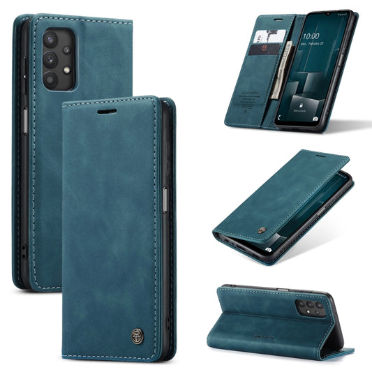 For Samsung Galaxy A32 5G CaseMe 013 Multifunctional Horizontal Flip Leather Case with Holder & Card Slot & Wallet(Blue) - Galaxy Phone Cases by CaseMe | Online Shopping South Africa | PMC Jewellery | Buy Now Pay Later Mobicred