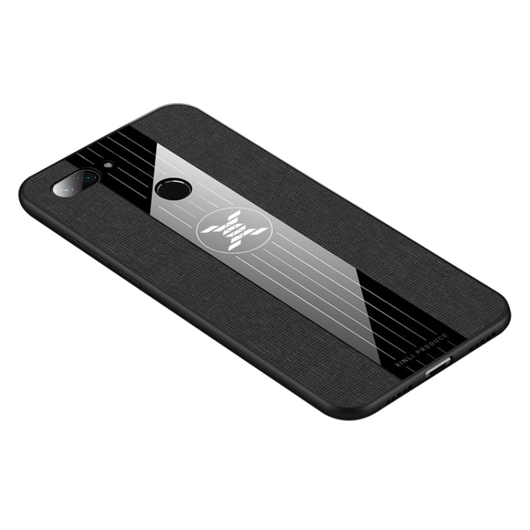 For Xiaomi Mi 8 Lite XINLI Stitching Cloth Texture Shockproof TPU Protective Case(Black) - free shipping - PMC TechLife - Order now!