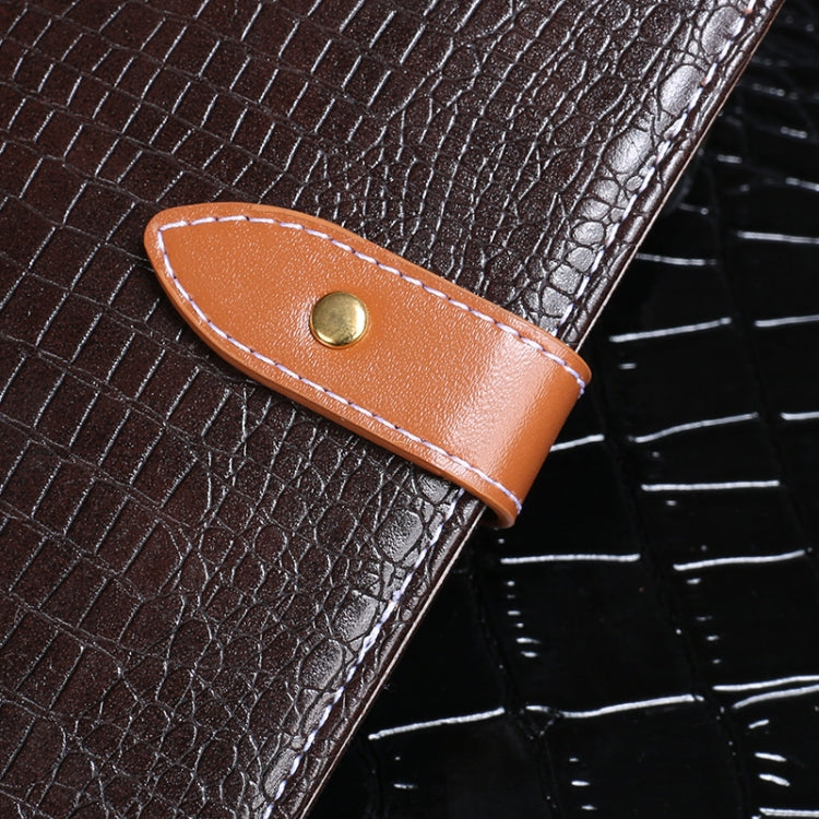 For Blackview A80 Plus idewei Crocodile Texture Horizontal Flip Leather Case with Holder & Card Slots & Wallet(Dark Blue) - More Brand by idewei | Online Shopping South Africa | PMC TechLife | Buy Now Pay Later Mobicred