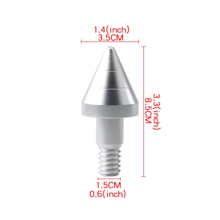 2 PCS Car Rear Anti-collision Tail Cone for Mercedes Benz Smart 2009-2014, Style:Pointed(Silver) - Decorative Strip by PMC Jewellery | Online Shopping South Africa | PMC Jewellery | Buy Now Pay Later Mobicred