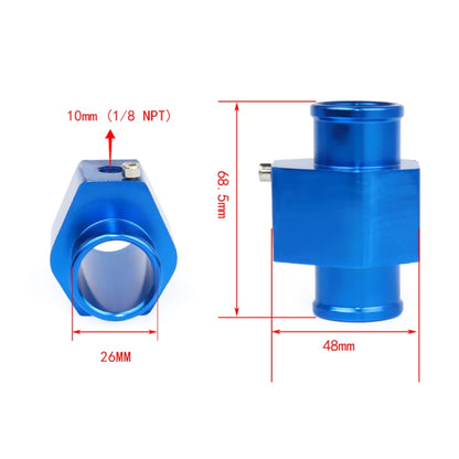 Car Water Temperature Meter Temperature Gauge Joint Pipe Radiator Sensor Adaptor Clamps, Size:26mm(Blue) - Engine Fittings by PMC Jewellery | Online Shopping South Africa | PMC Jewellery | Buy Now Pay Later Mobicred