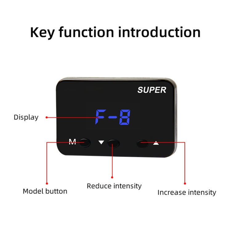 For Audi Q3 2011- Car Potent Booster Electronic Throttle Controller - Car Modification by PMC Jewellery | Online Shopping South Africa | PMC Jewellery | Buy Now Pay Later Mobicred