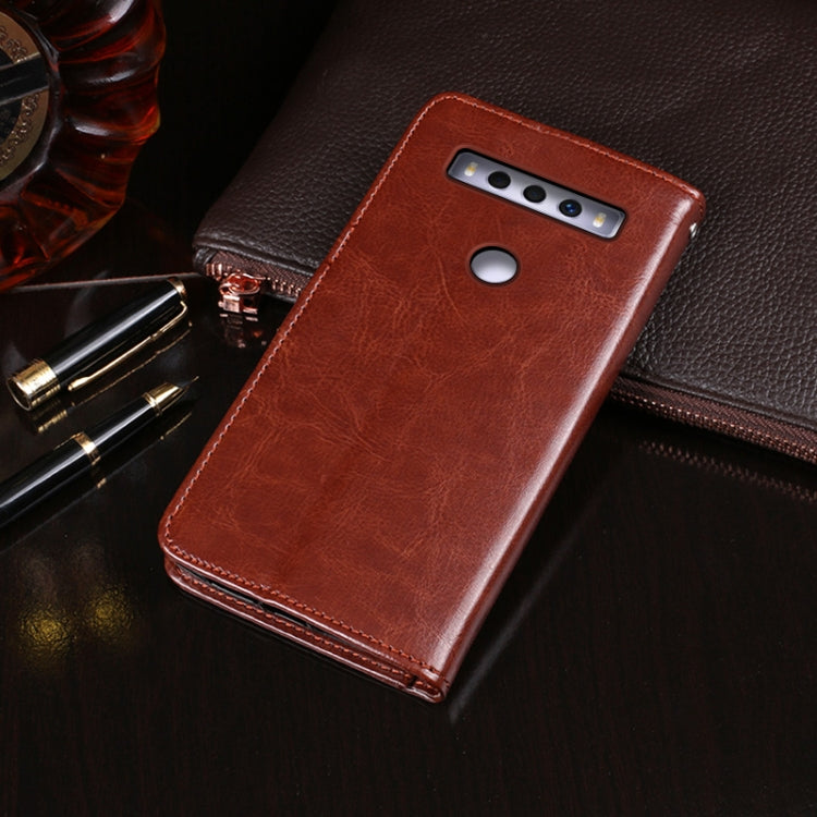 For TCL 10 SE idewei Crazy Horse Texture Horizontal Flip Leather Case with Holder & Card Slots & Wallet(Red) - free shipping - PMC Jewellery - Order now!