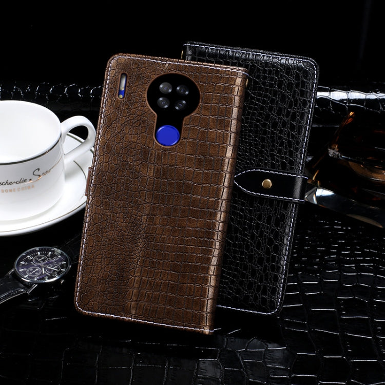 For Blackview A80S idewei Crocodile Texture Horizontal Flip Leather Case with Holder & Card Slots & Wallet(Black) - More Brand by idewei | Online Shopping South Africa | PMC TechLife | Buy Now Pay Later Mobicred