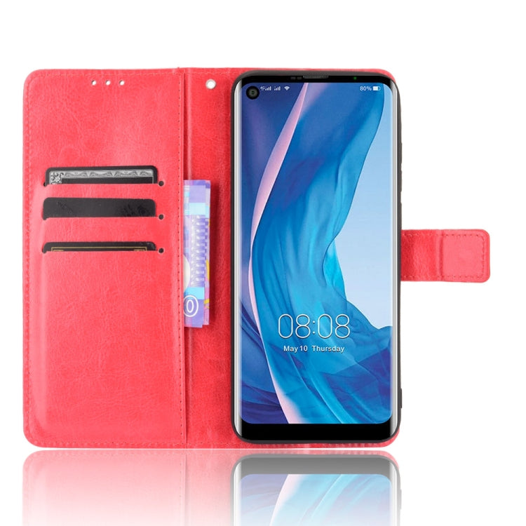 For Ulefone Note 11P Retro Crazy Horse Texture Horizontal Flip Leather Case with Holder & Card Slots & Photo Frame(Red) - Ulefone Cases by PMC Jewellery | Online Shopping South Africa | PMC Jewellery | Buy Now Pay Later Mobicred