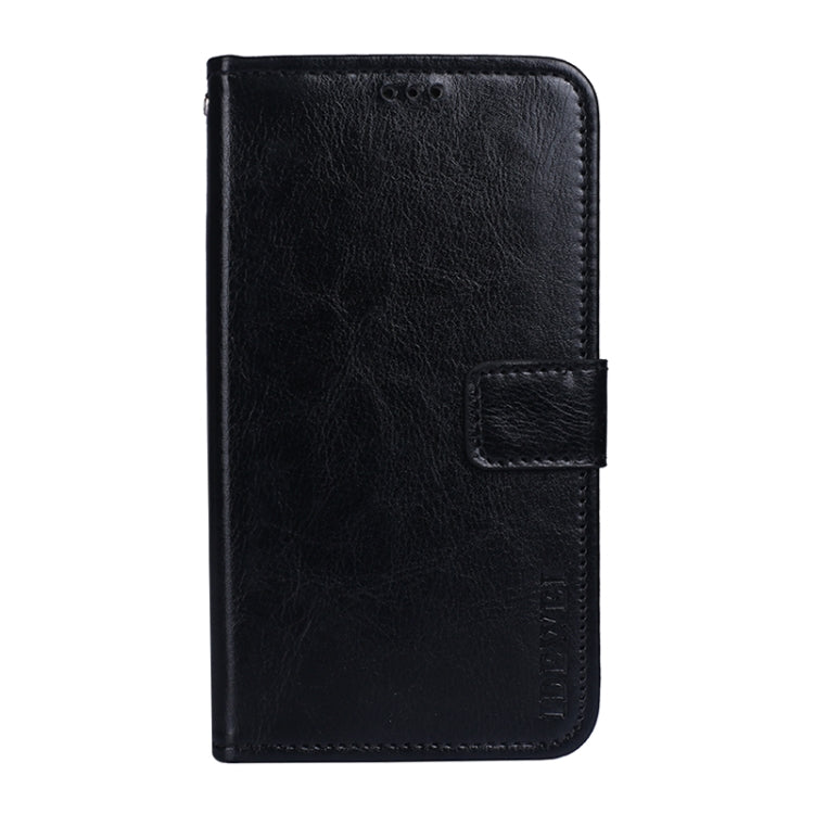 For TCL 10 5G UW idewei Crazy Horse Texture Horizontal Flip Leather Case with Holder & Card Slots & Wallet(Black) - More Brand by idewei | Online Shopping South Africa | PMC Jewellery | Buy Now Pay Later Mobicred