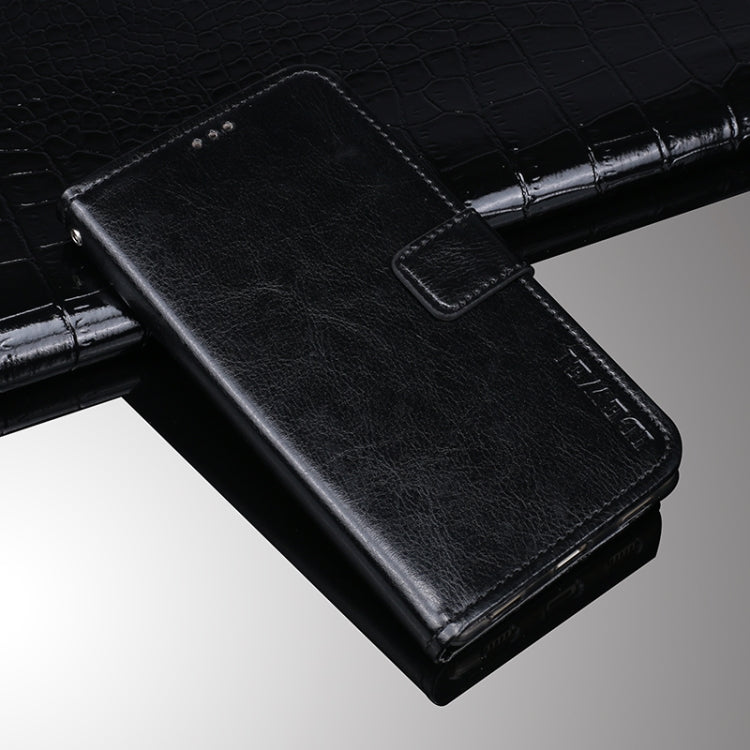 For Ulefone Armor 10 5G idewei Crazy Horse Texture Horizontal Flip Leather Case with Holder & Card Slots & Wallet(Black) - free shipping - PMC Jewellery - Order now!