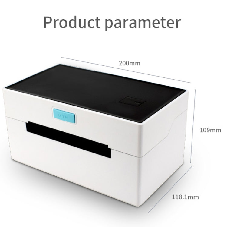 POS-9220 100x150mm Thermal Express Bill Self-adhesive Label Printer, USB with Holder Version, EU Plug - Receipt Printers by PMC Jewellery | Online Shopping South Africa | PMC Jewellery | Buy Now Pay Later Mobicred