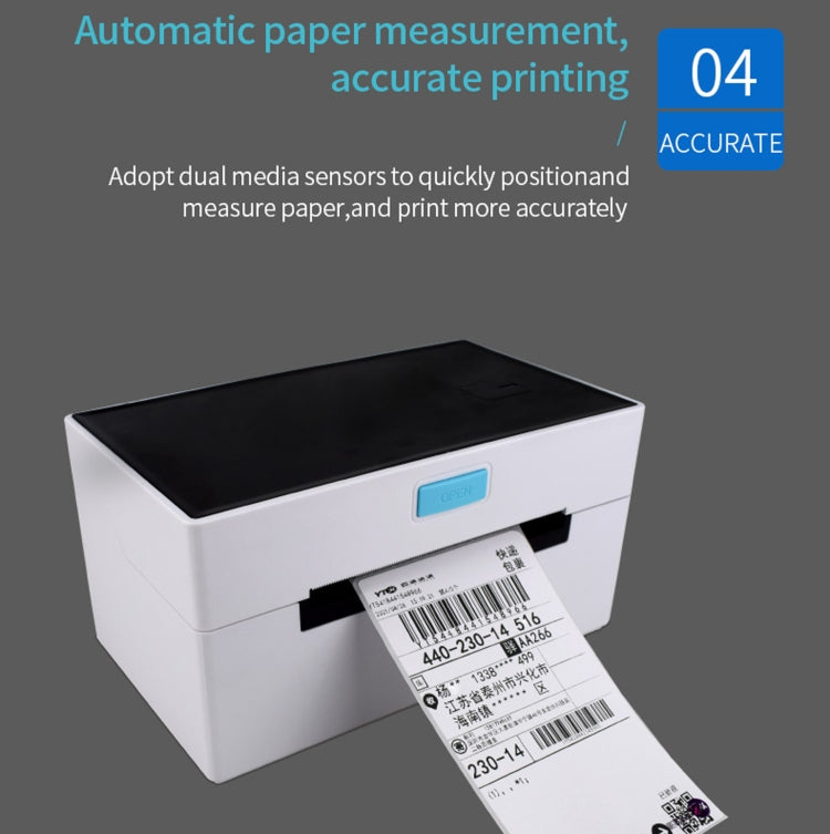 POS-9220 100x150mm Thermal Express Bill Self-adhesive Label Printer, USB with Holder Version, EU Plug - Receipt Printers by PMC Jewellery | Online Shopping South Africa | PMC Jewellery | Buy Now Pay Later Mobicred