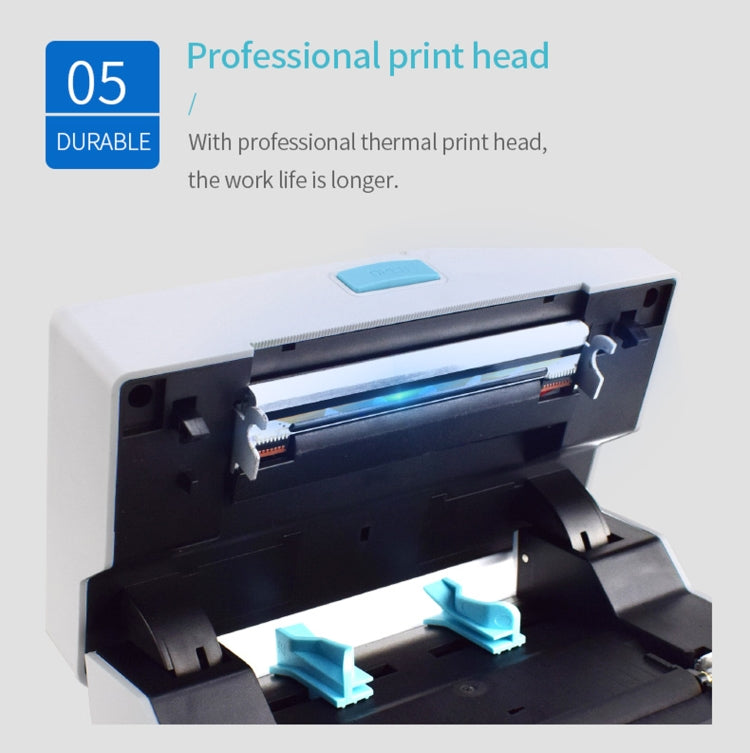 POS-9220 100x150mm Thermal Express Bill Self-adhesive Label Printer, USB with Holder Version, EU Plug - Receipt Printers by PMC Jewellery | Online Shopping South Africa | PMC Jewellery | Buy Now Pay Later Mobicred